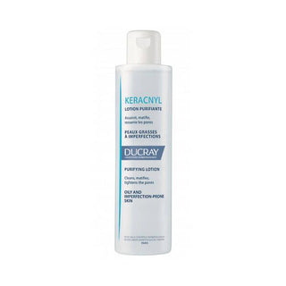 Ducray Keracnyl Lotion 200ml - Acne Treatment for Oily Skin, Daily Skincare