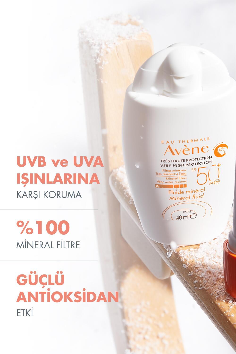 Avene Mineral Sunscreen SPF 50+ - Lightweight, Non-Greasy Protection for Sensitive Skin - Glamourous Grace