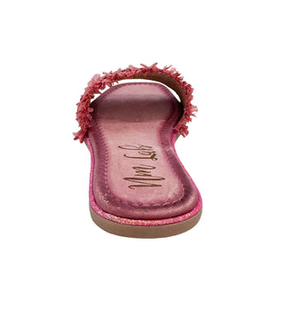 Juana Woven Sandals in Pink - Glamourous Grace