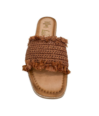 Juana Woven Sandals in Tan - Glamourous Grace