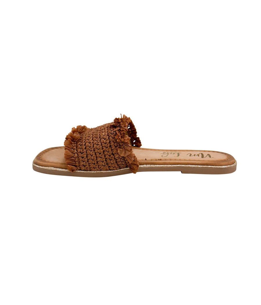 Juana Woven Sandals in Tan - Glamourous Grace