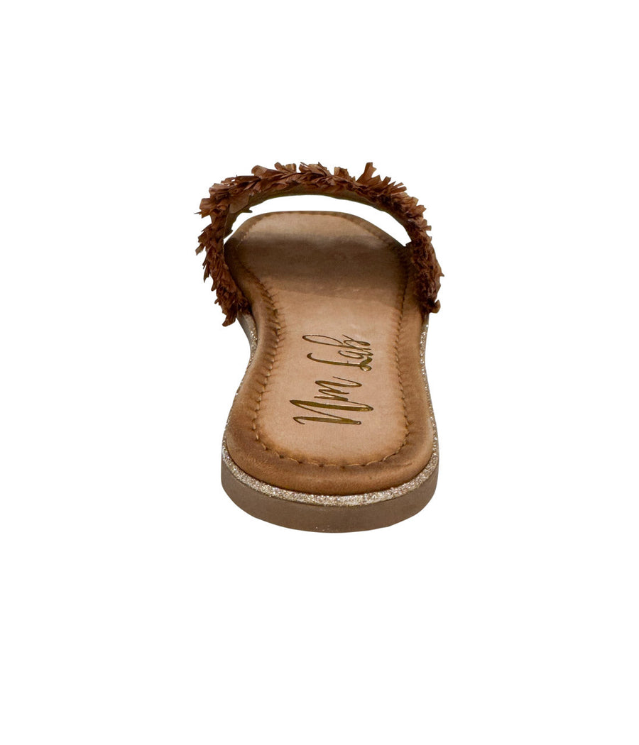 Juana Woven Sandals in Tan - Glamourous Grace
