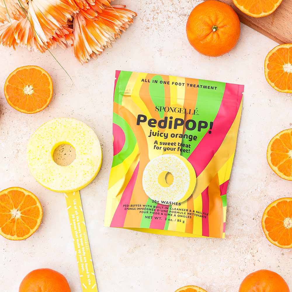 Juicy Orange | PediPOP! Pedi Buffer & Nail File - Glamourous Grace