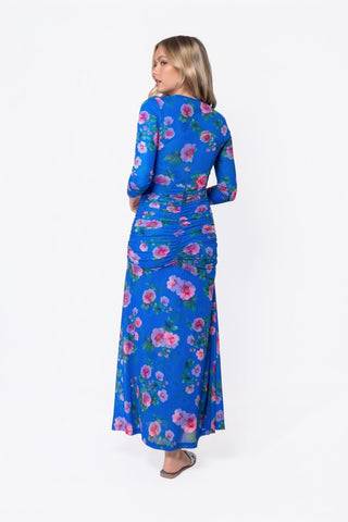 Juliana Dress (Blue/Pink)