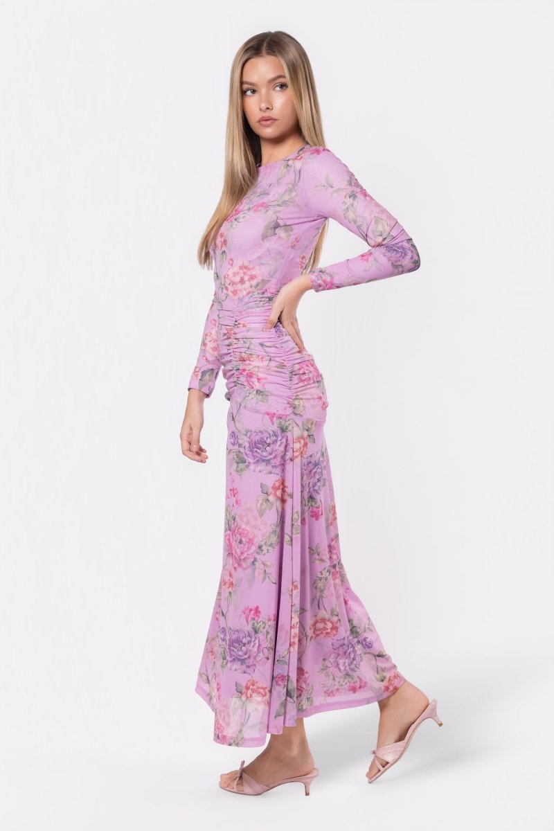 Juliana Dress (Pink/Green) - Glamourous Grace