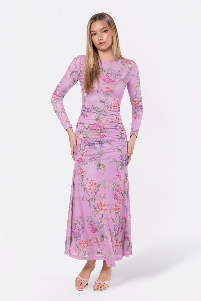 Juliana Dress (Pink/Green) - Glamourous Grace