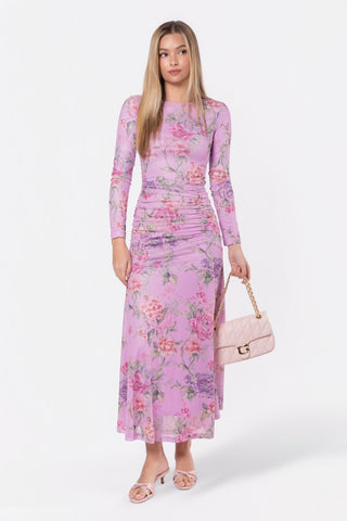 Juliana Dress (Pink/Green)