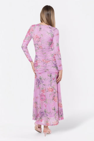 Juliana Dress (Pink/Green)