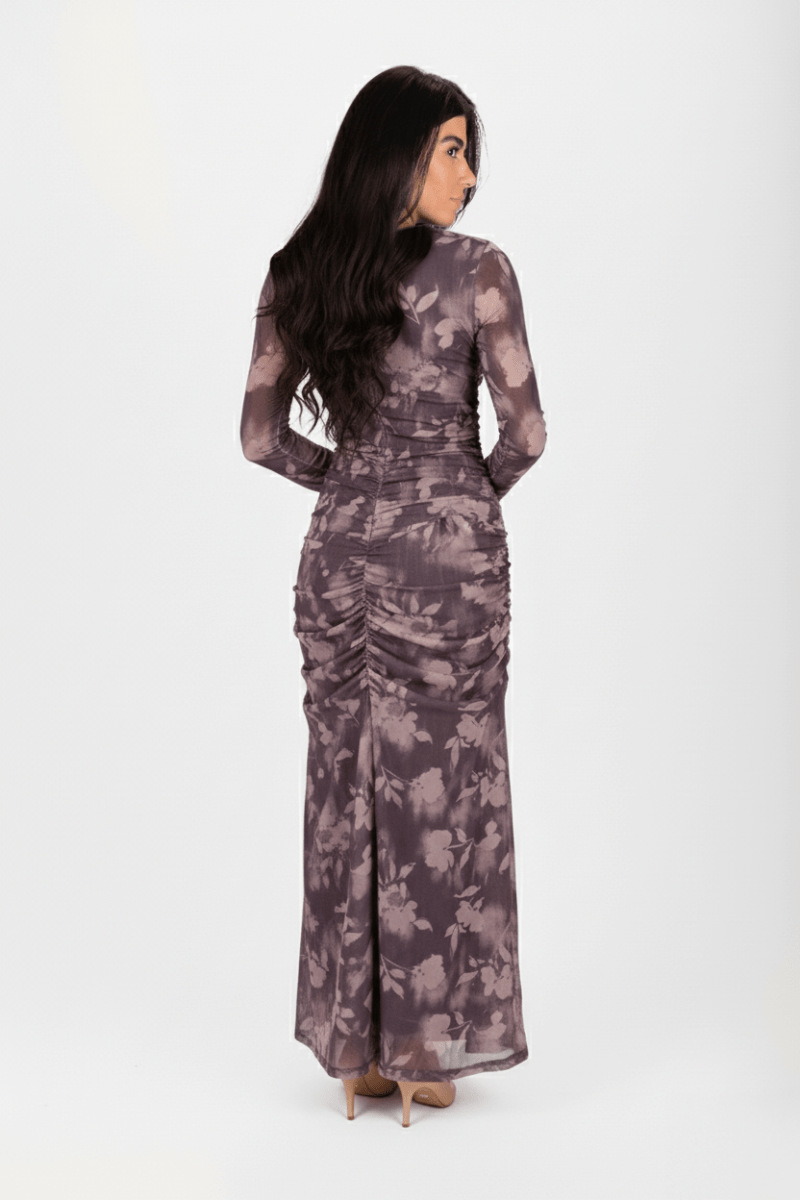 Juliana Dress (Plum) - Glamourous Grace