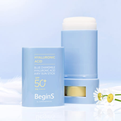 JUNGSAEMMOOL Blue Chamomile Hyaluronic Acid Airy Stick SPF50+ PA++++ 15g - Glamourous Grace