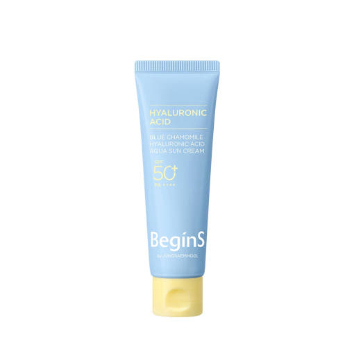 JUNGSAEMMOOL Blue Chamomile Hyaluronic Acid Aqua Sun Cream SPF 50+ PA++++ 50ml
