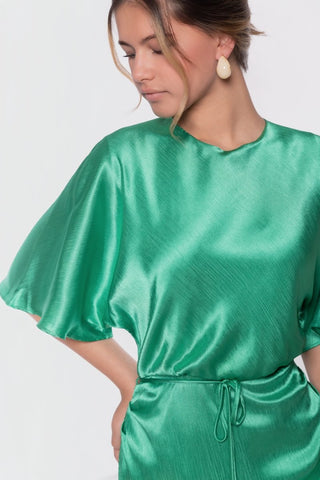 Juniper Dress (Green Solid)