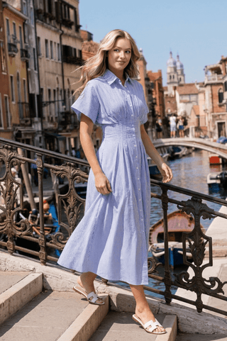 Juno Dress (Light Blue)