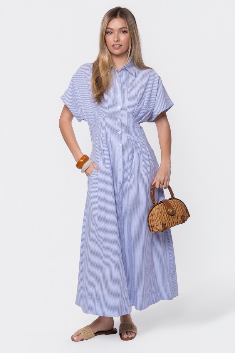 Juno Dress (Light Blue) - Glamourous Grace
