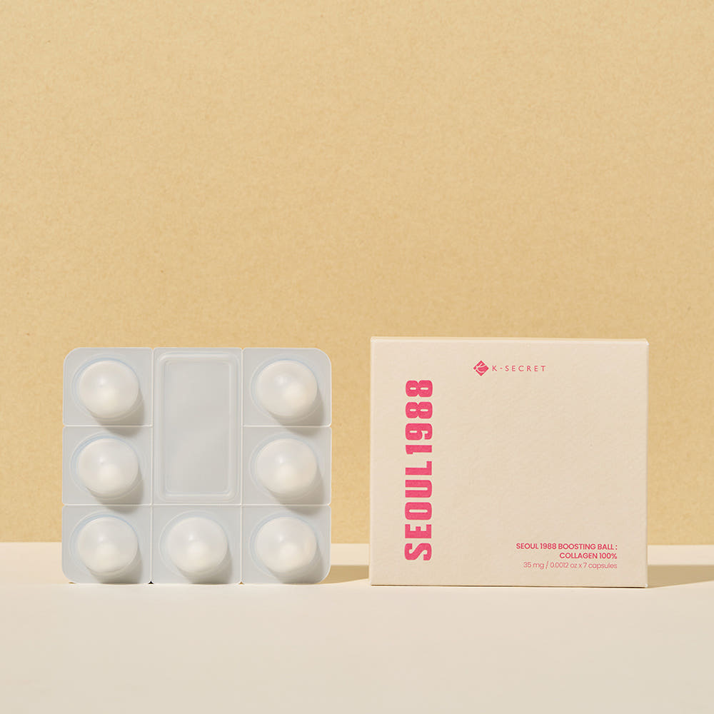 K-SECRET SEOUL 1988 BOOSTING BALL : COLLAGEN 100% 35mg X 7ea - Glamourous Grace