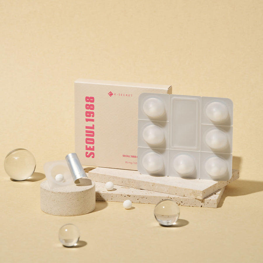 K-SECRET SEOUL 1988 BOOSTING BALL : COLLAGEN 100% 35mg X 7ea