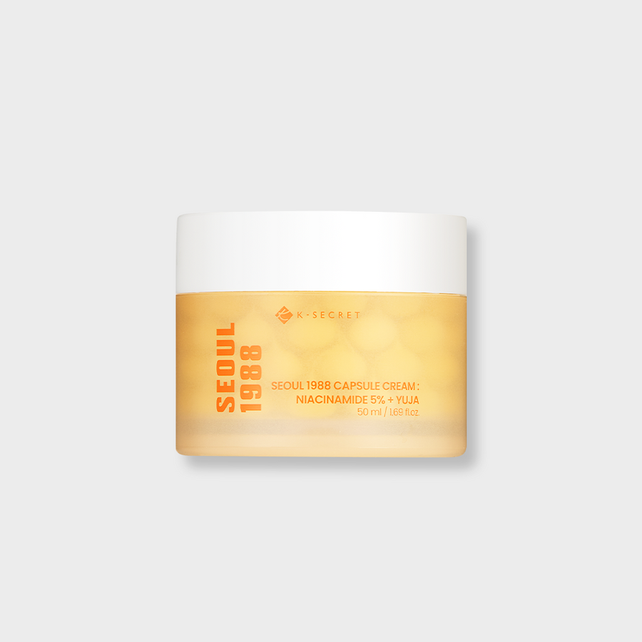 K-SECRET SEOUL 1988 CAPSULE CREAM : NIACINAMIDE 5% + YUJA 50ml - Glamourous Grace