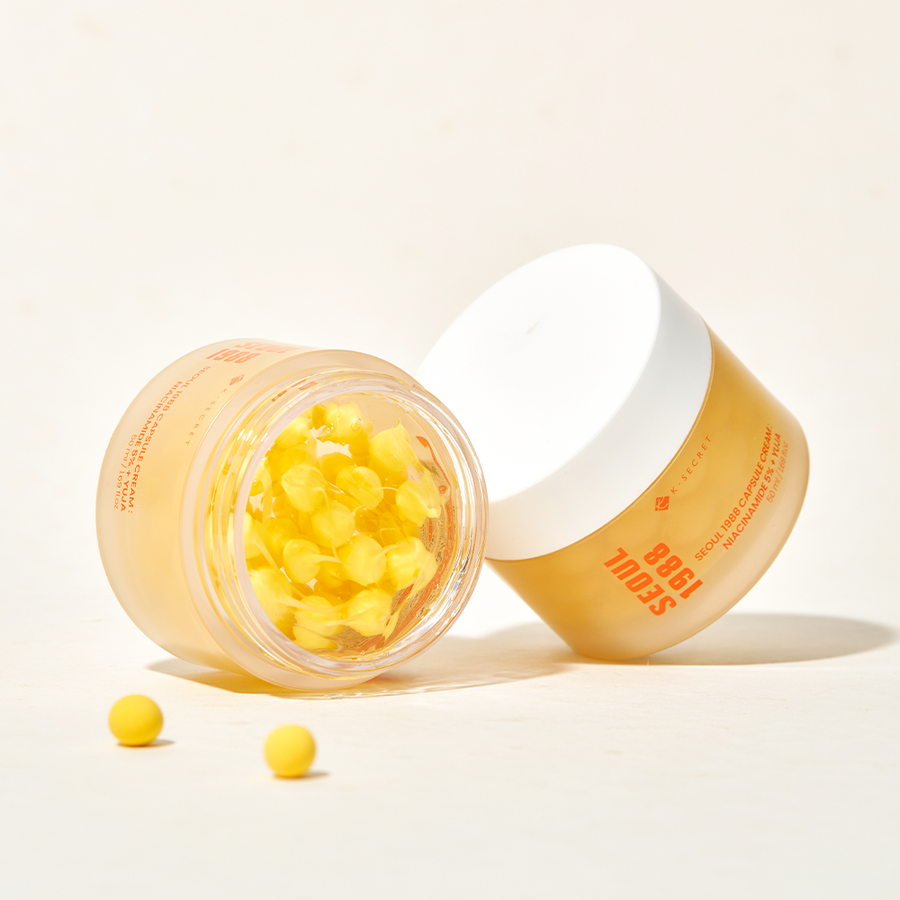 K-SECRET SEOUL 1988 CAPSULE CREAM : NIACINAMIDE 5% + YUJA 50ml - Glamourous Grace