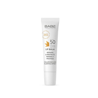 Babe Lip Balm SPF 50: Repairs, Protects & Moisturizes - Sunscreen Lip Care for Dry, Chapped Lips - 15ml - Glamourous Grace