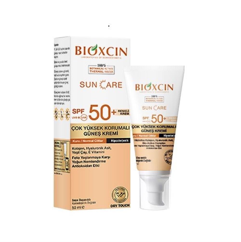 Bioxcin SPF50+ Tinted Sunscreen for Dry & Normal Skin - 50ml - Glamourous Grace