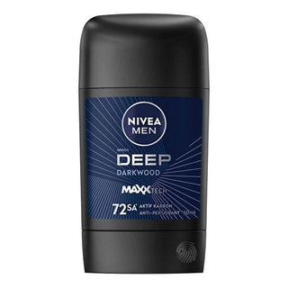 Nivea Men 72-Hour Anti-Perspirant Deodorant Stick with Active Carbon - Long Lasting Protection for Men