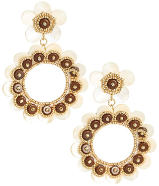 Kara Seashell Earring - Glamourous Grace