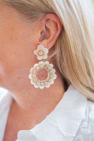 Kara Seashell Earring - Glamourous Grace