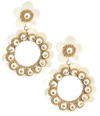 Kara Seashell Earring - Glamourous Grace
