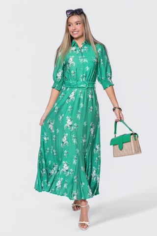 Karen Dress (Green Pattern)