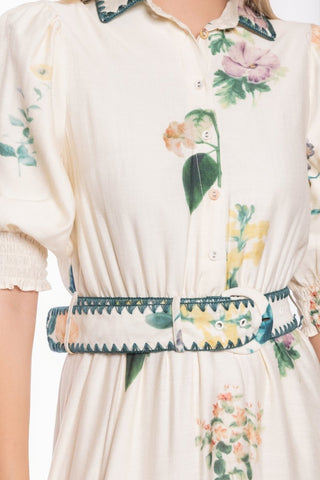 Karen Dress (White Flower)