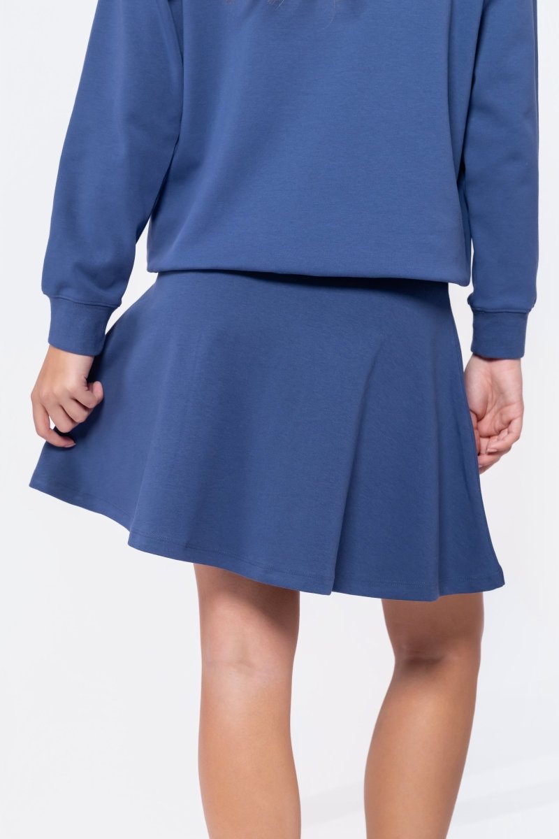 Karla Skirt 20" (Dark Blue) - Glamourous Grace