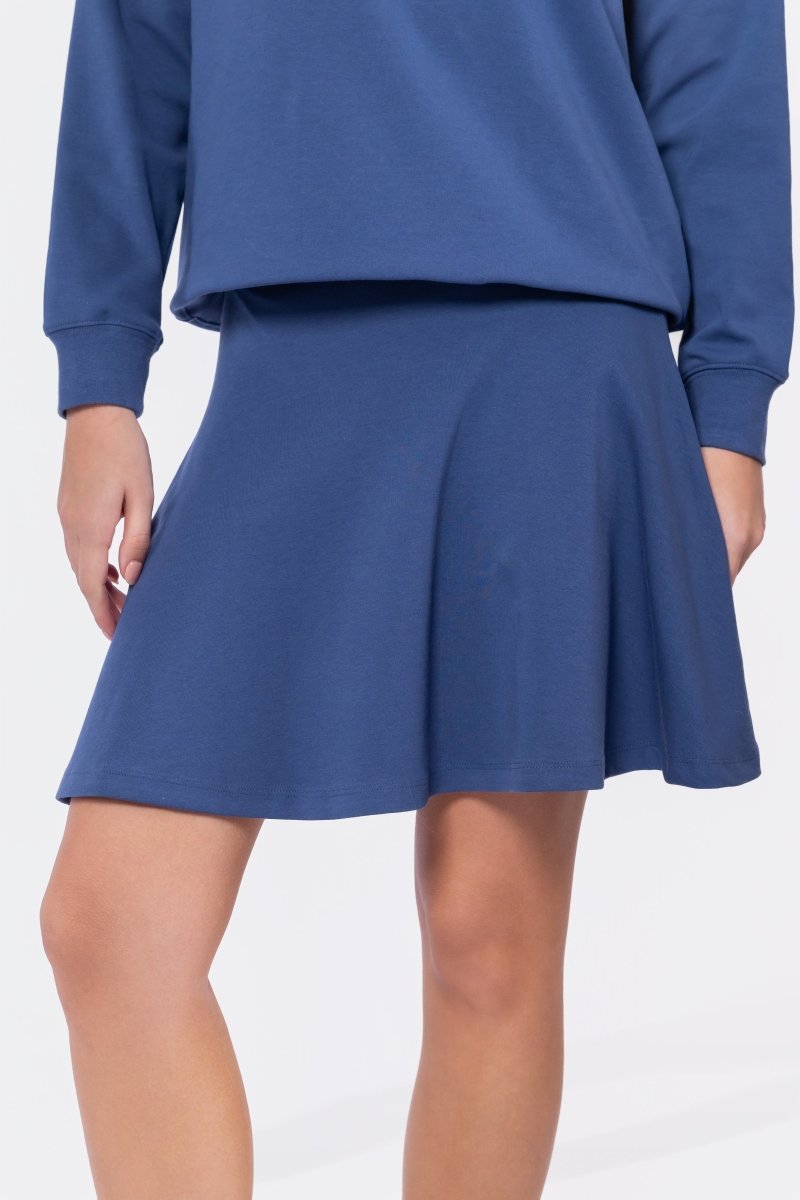 Karla Skirt 20" (Dark Blue) - Glamourous Grace