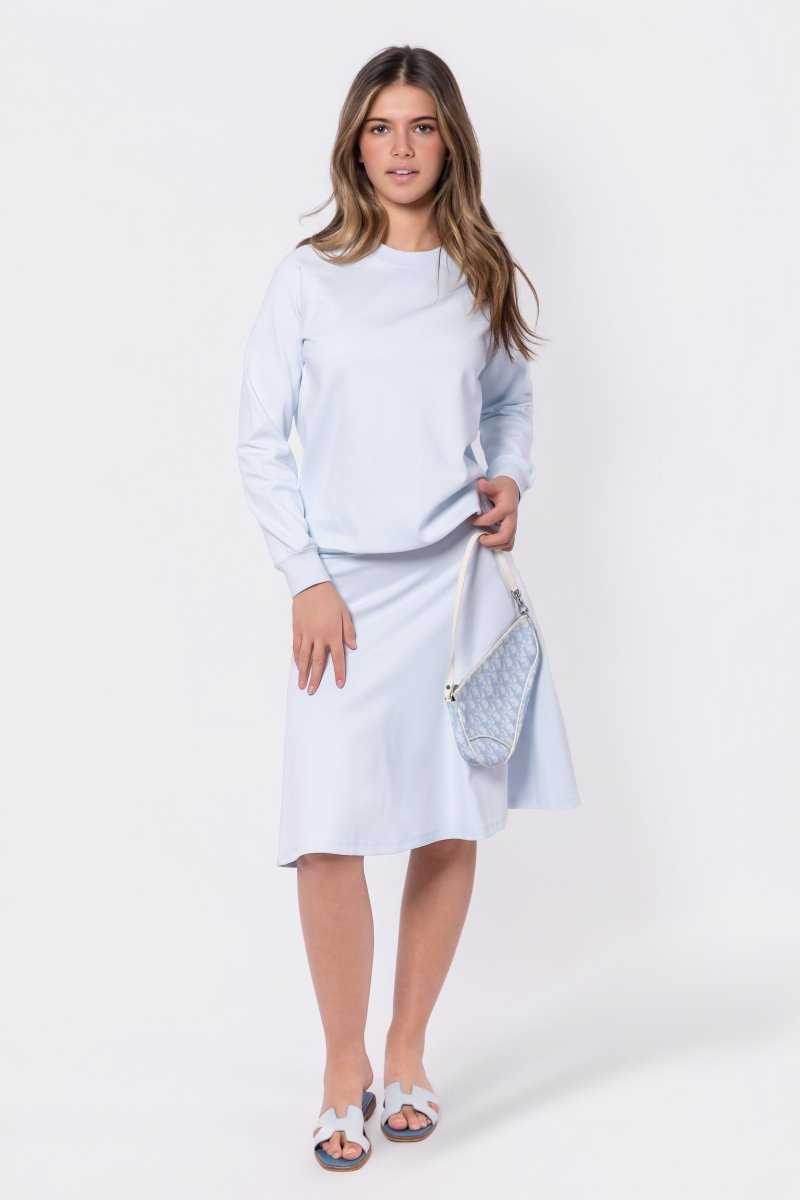 Karla Skirt 23" (Light Blue) - Glamourous Grace