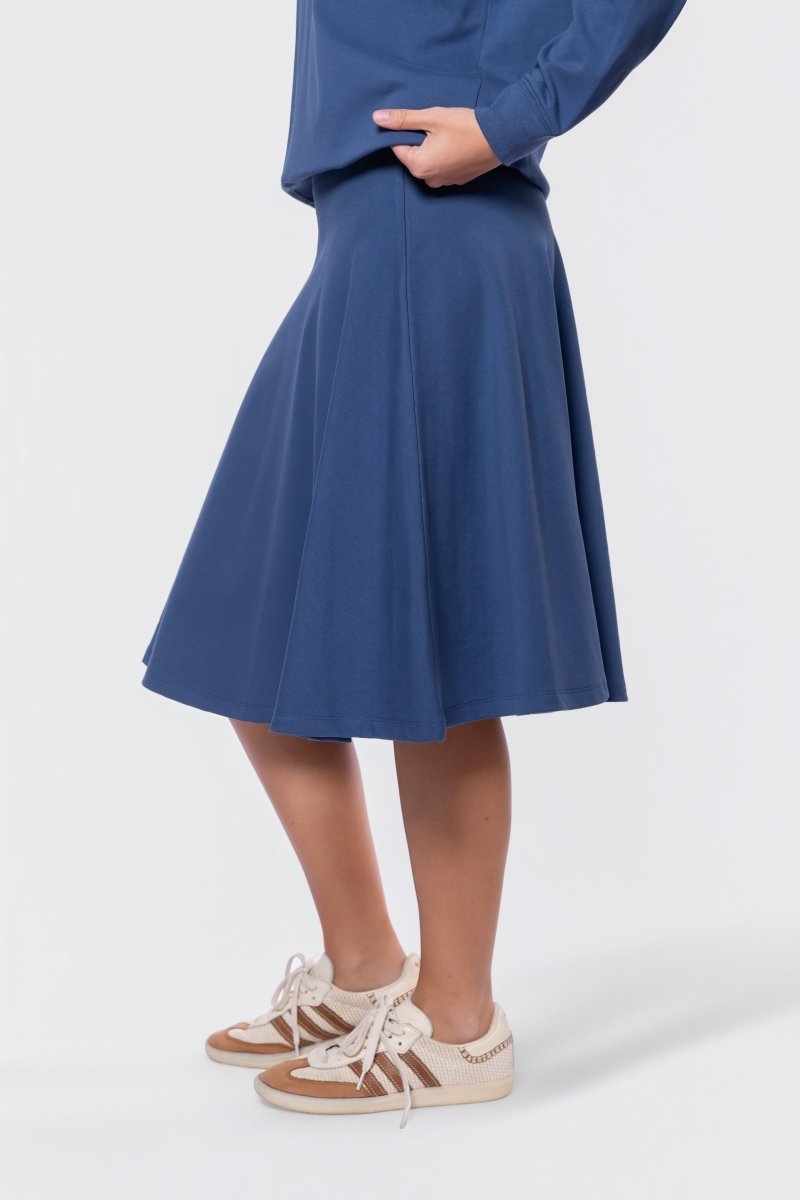 Karla Skirt 26" (Dark Blue) - Glamourous Grace