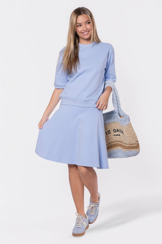 Karla Top Short Sleeve (Sky Blue)