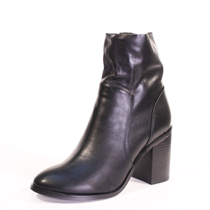 Kaya Leather Booties - Glamourous Grace