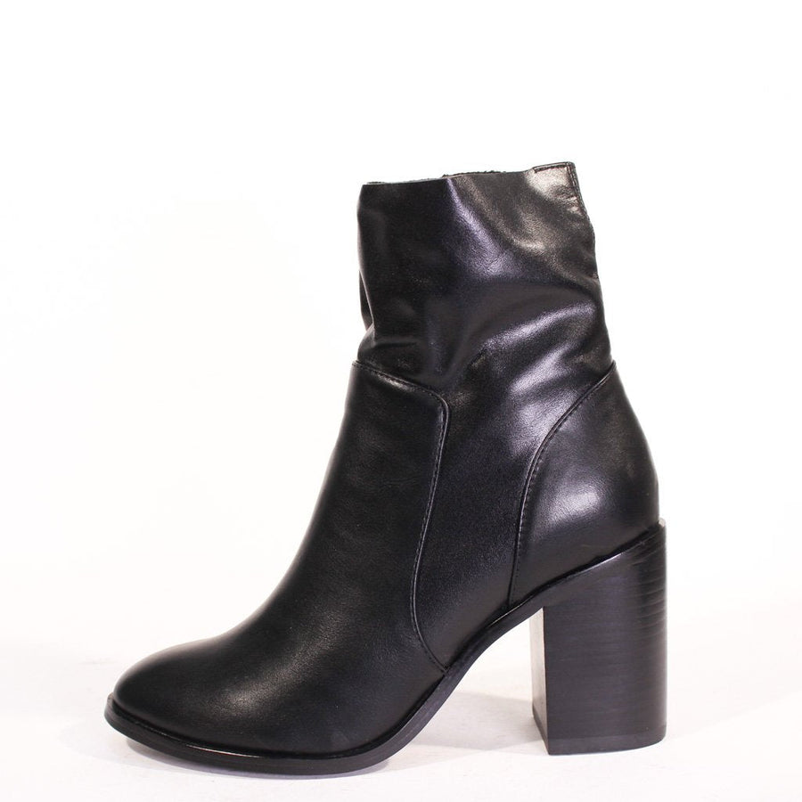 Kaya Leather Booties - Glamourous Grace