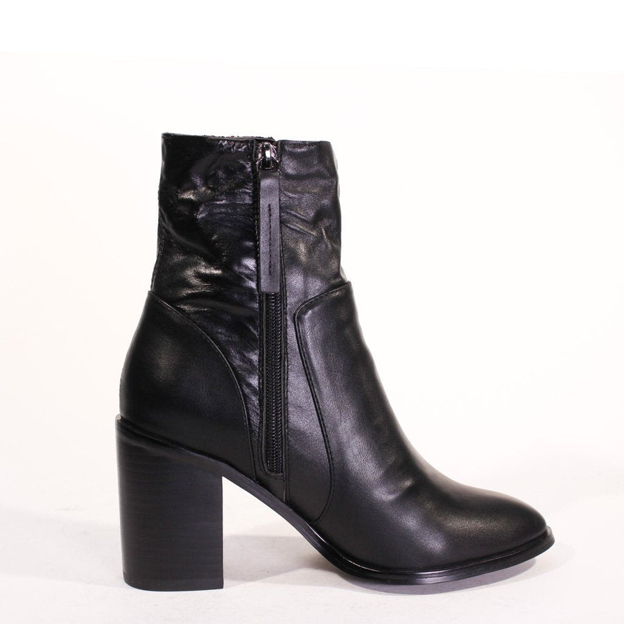 Kaya Leather Booties - Glamourous Grace
