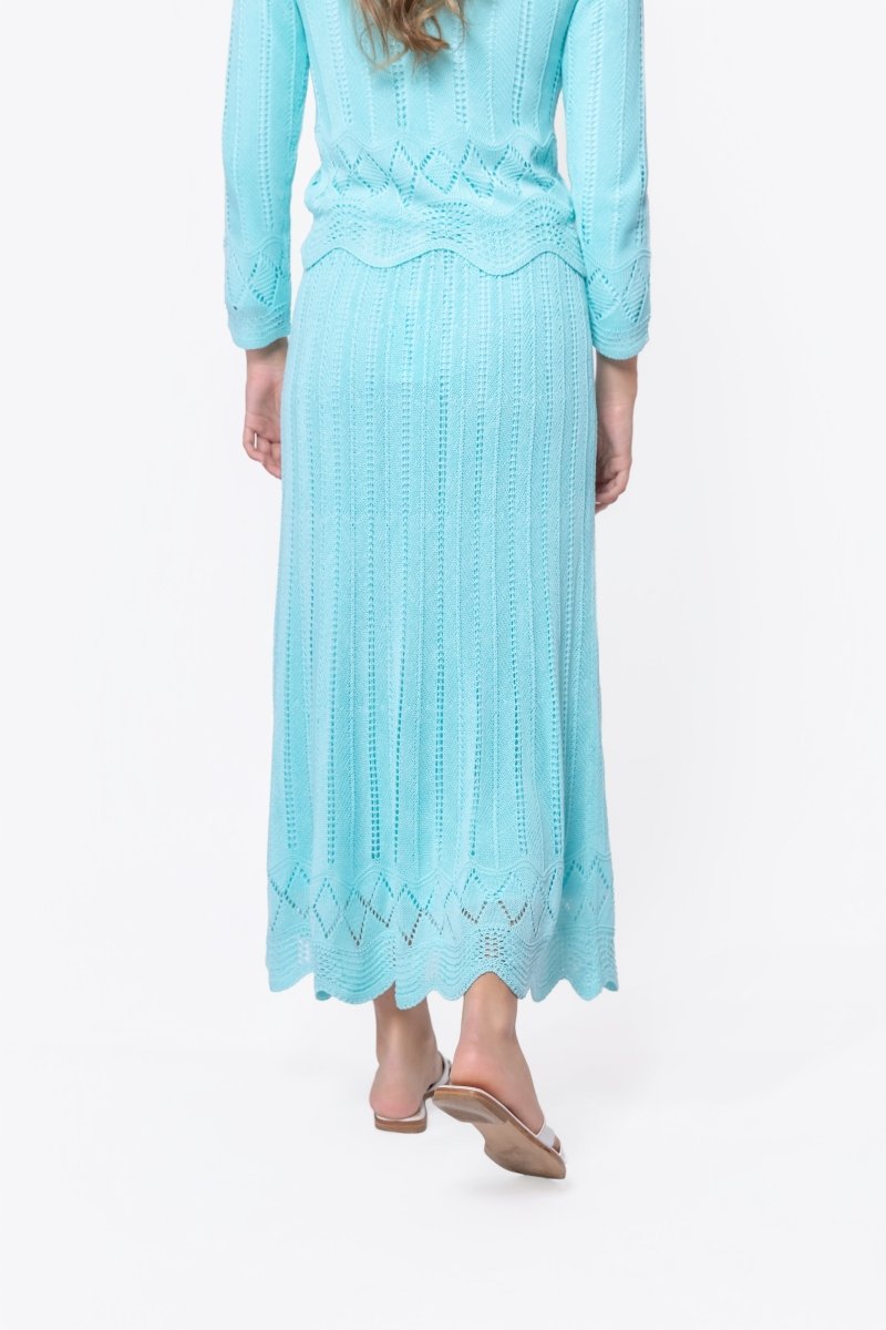 Kelly Skirt (Aqua Blue) - Glamourous Grace