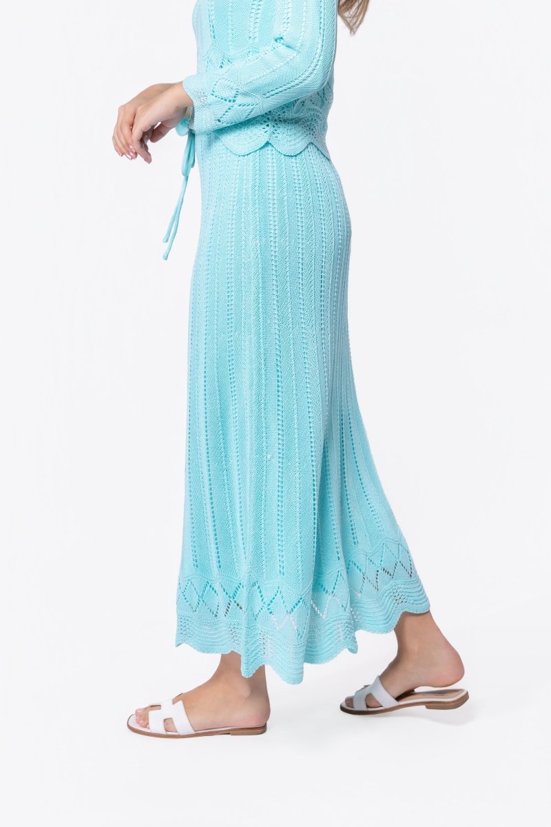 Kelly Skirt (Aqua Blue) - Glamourous Grace