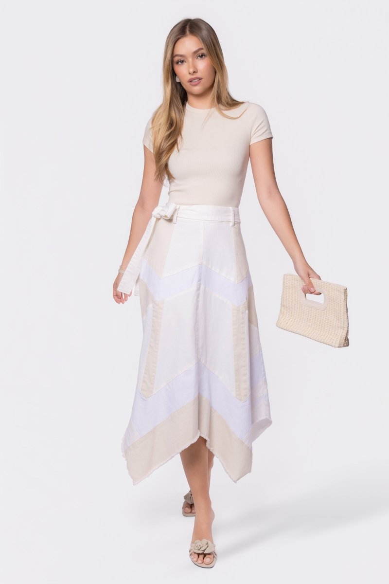 Kendra Skirt (Beige) - Glamourous Grace