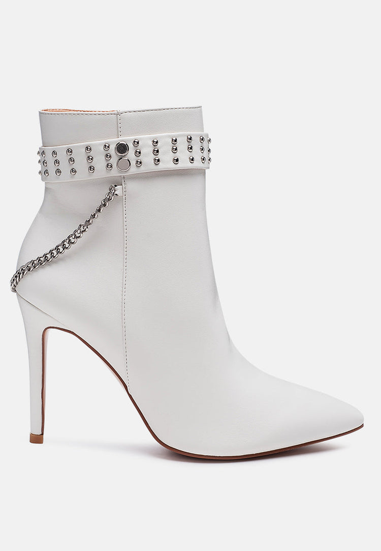 Kendra Faux Leather High Heel Stiletto Boots - Glamourous Grace