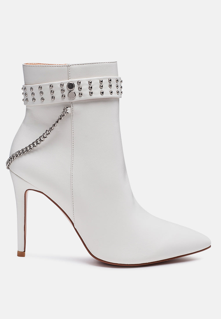 Kendra Faux Leather High Heel Stiletto Boots - Glamourous Grace