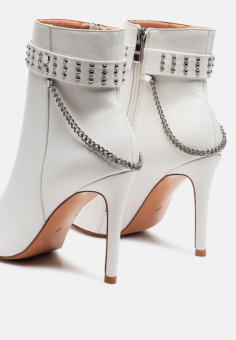 Kendra Faux Leather High Heel Stiletto Boots - Glamourous Grace