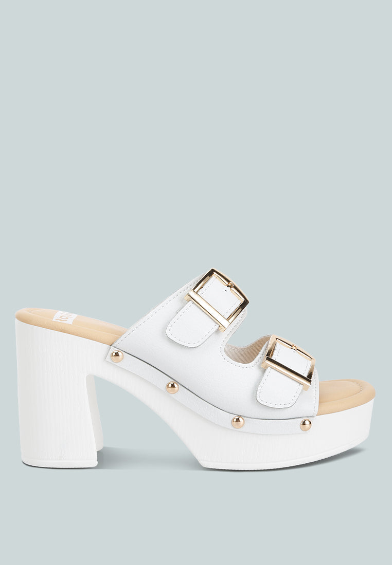 Kenna Dual Buckle Strap Sandals - Glamourous Grace