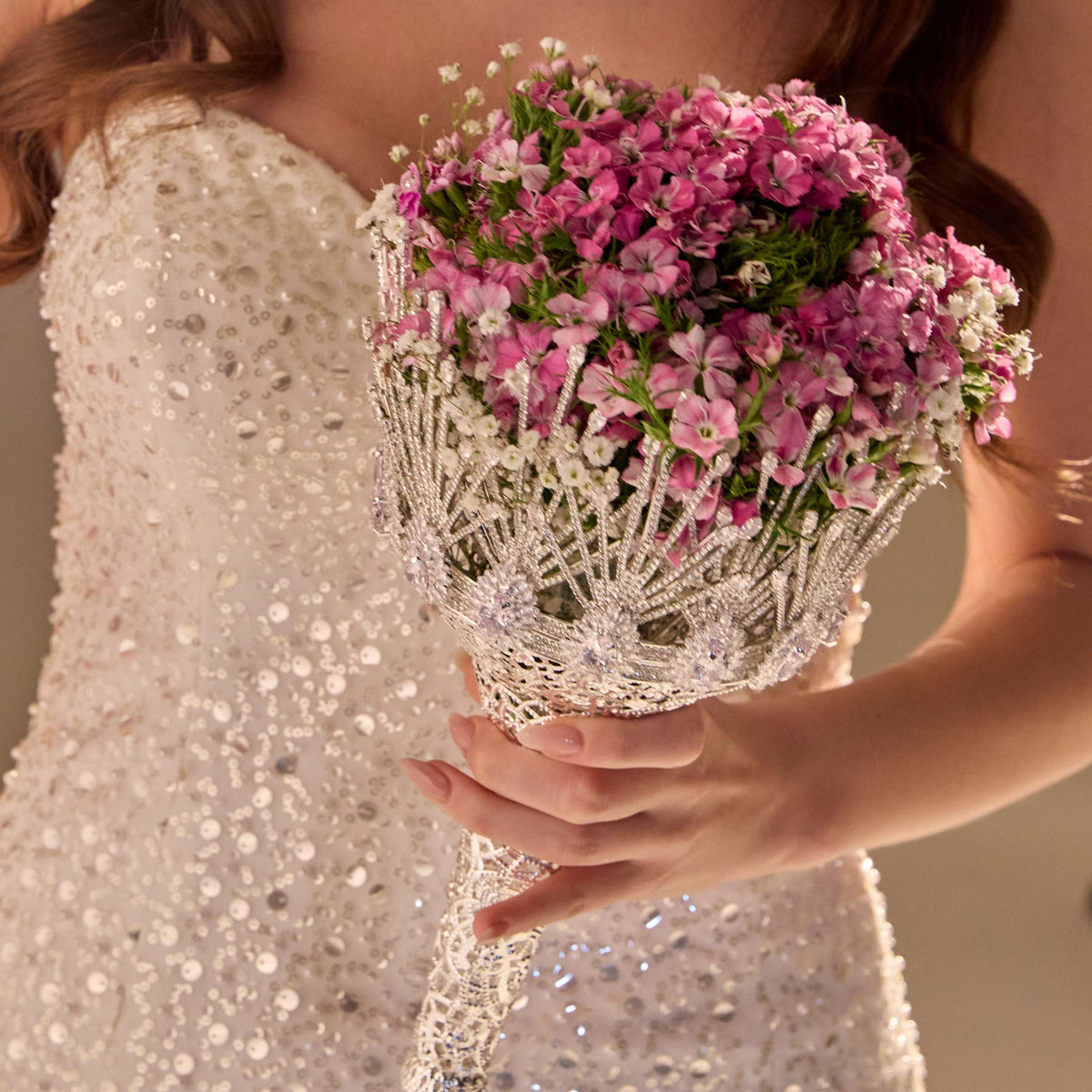 Deluxe Hand Bouquet, Wedding Bouquet - Glamourous Grace