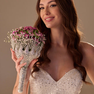 Deluxe Hand Bouquet, Wedding Bouquet - Glamourous Grace