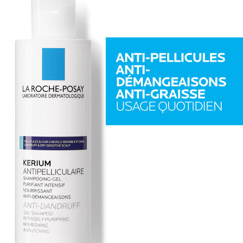 La Roche-Posay KÉRIUM Anti-Dandruff Gel Shampoo for Oily Scalp