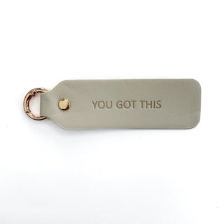 Vegan Leather Kind Keychain