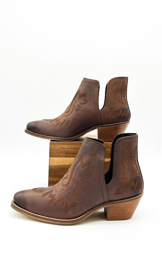 Kickin' Booties in Brown - Glamourous Grace